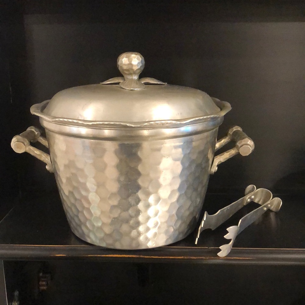 Hammered Vintage Ice Bucket